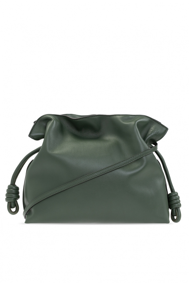 ショルダーバッグ・ポシェット Loewe Khaki Nappa Leather Large Flamenco Shoulder Bag Loewe 'Flamenco' shoulder bag | SchaferandweinerShops